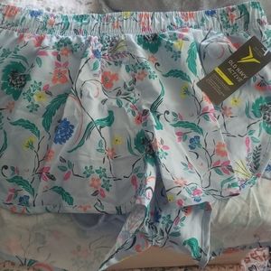 Old Navy floral, lined, women's workout shorts